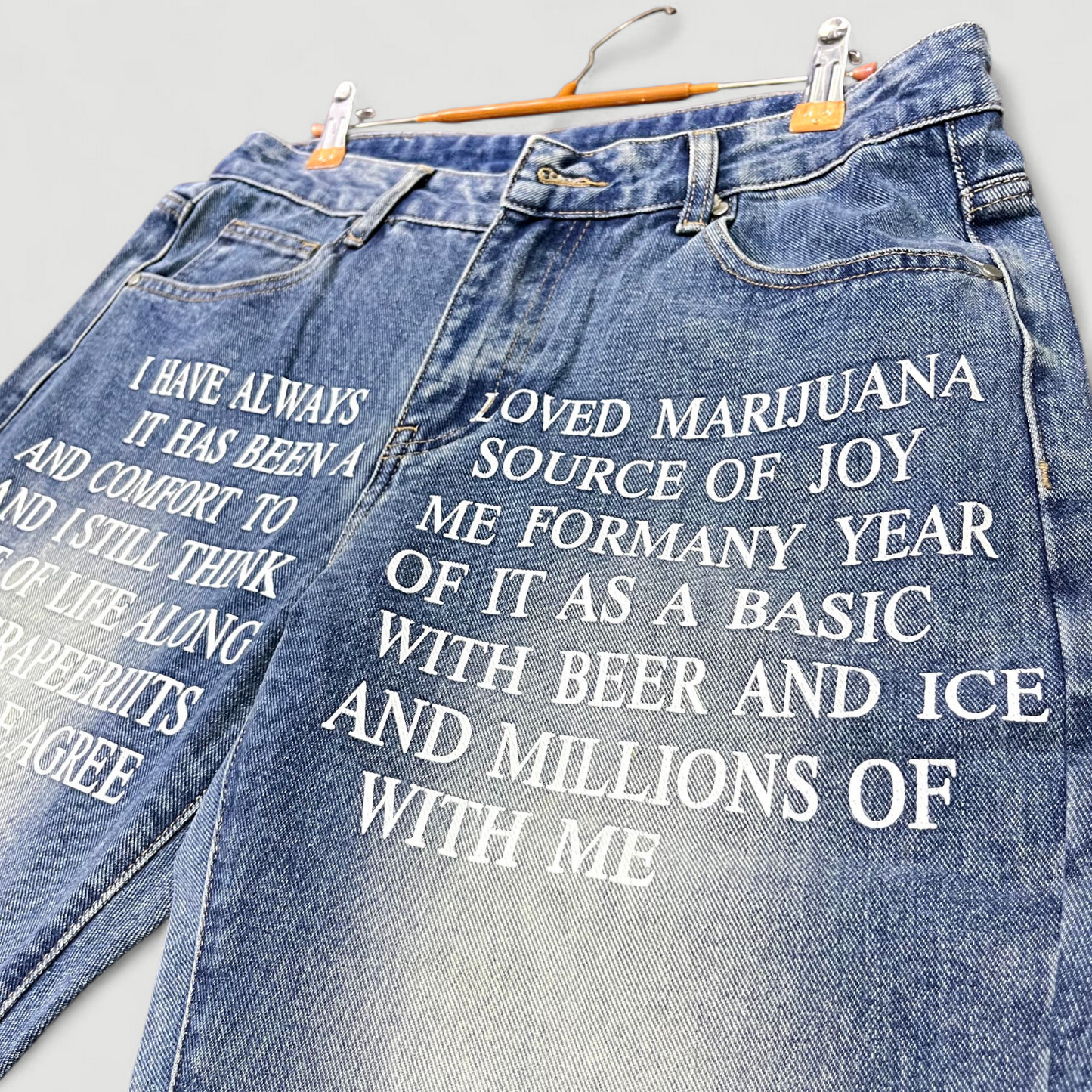 Pantalon Jean bleu self advice