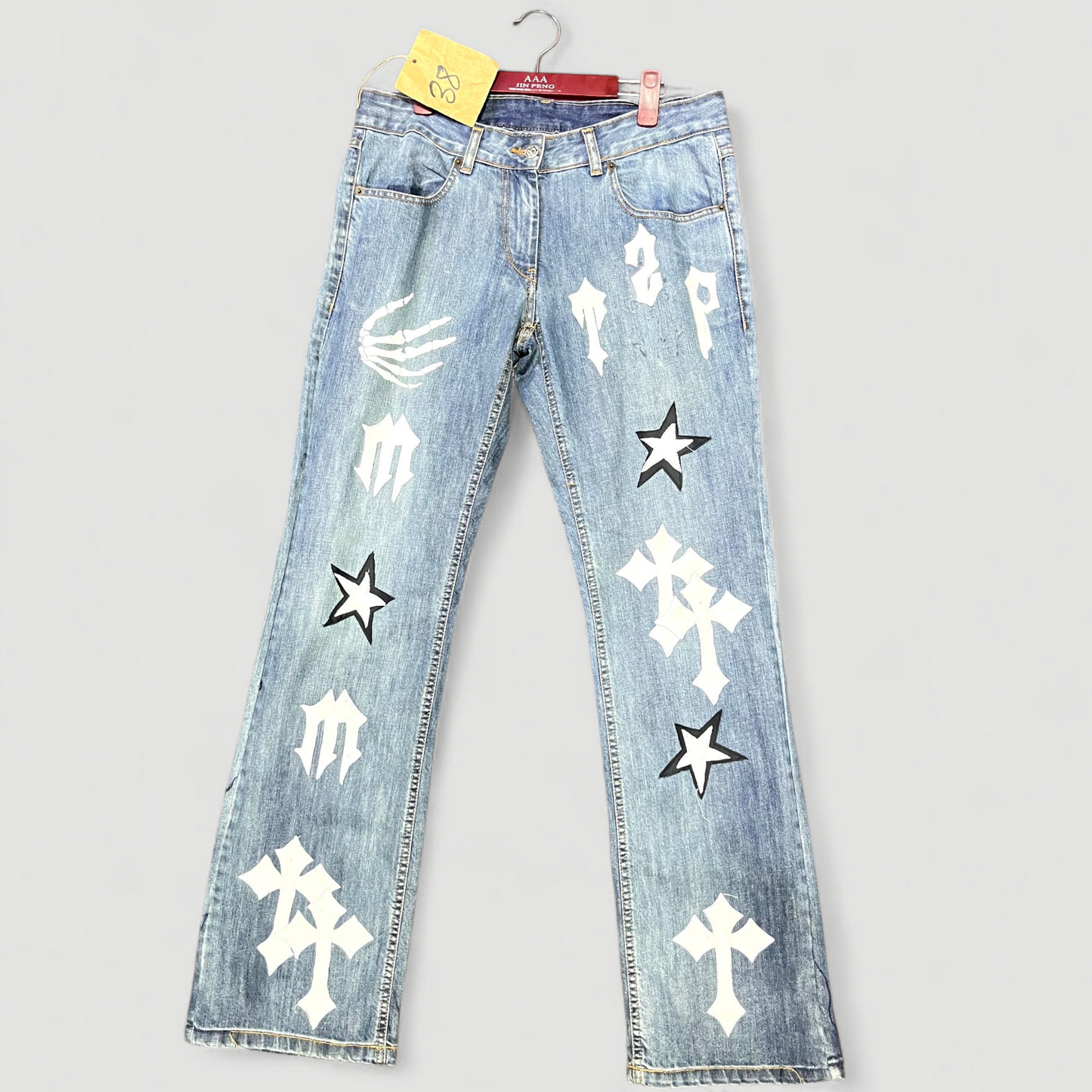 Pantalon Jean Chrome Hearts custom
