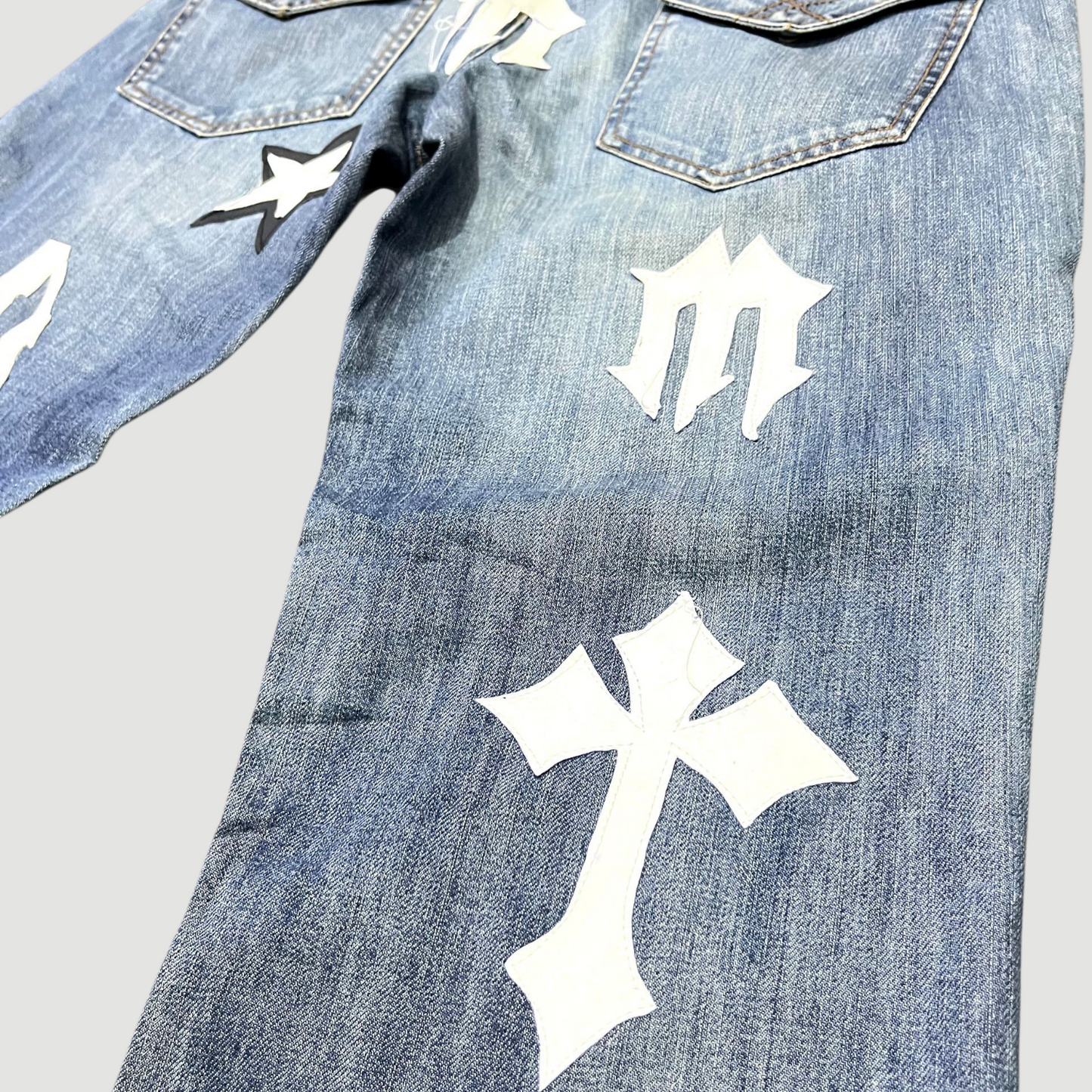 Pantalon Jean Chrome Hearts custom