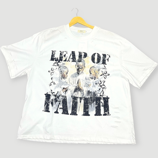Leap Of Faith T-shirts Blanc