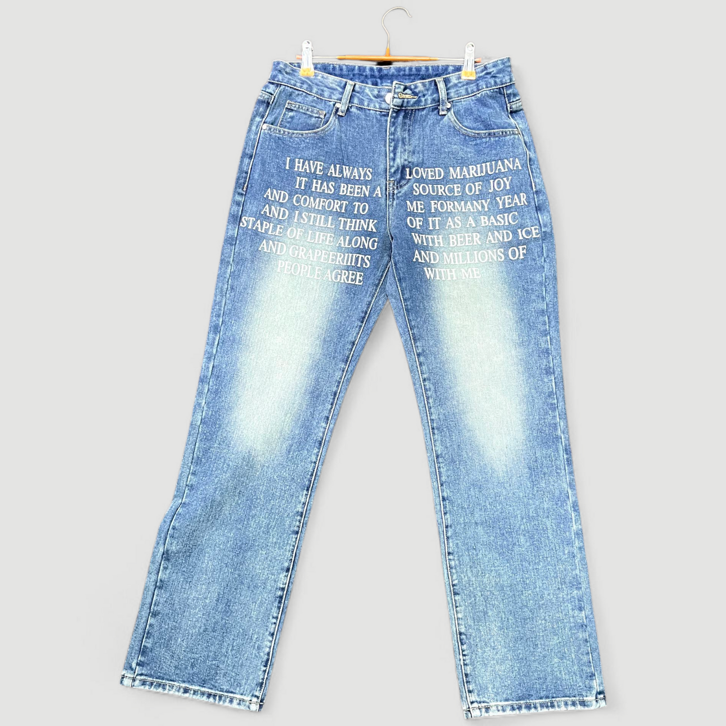 Pantalon Jean bleu self advice