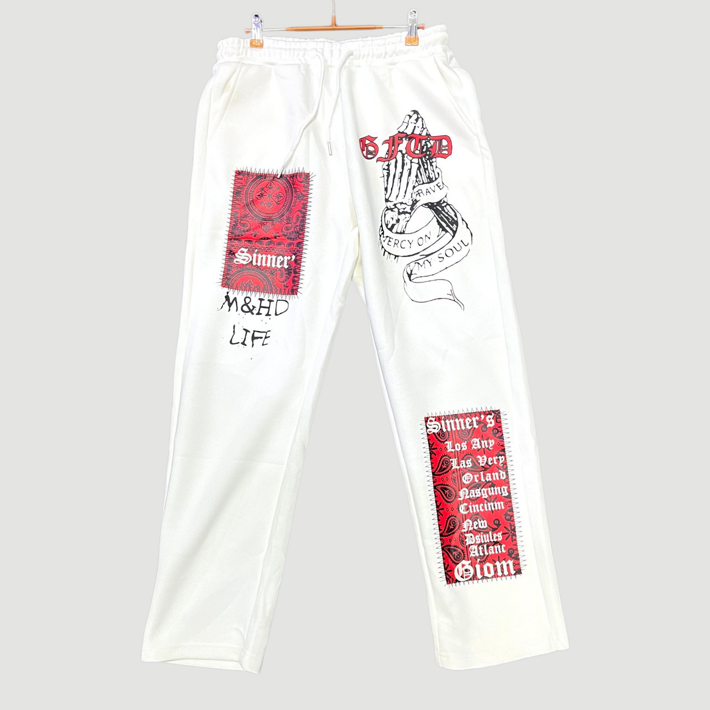 Jogging coton Sinner custom