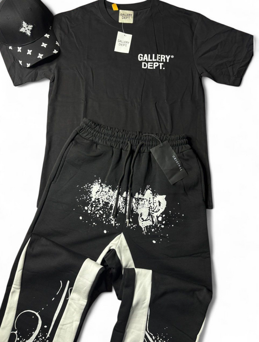 Ensemble Gallery Dept + casquette "French Nightmare black"